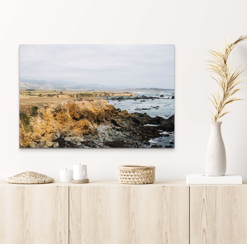 Big Sur Ocean metal print