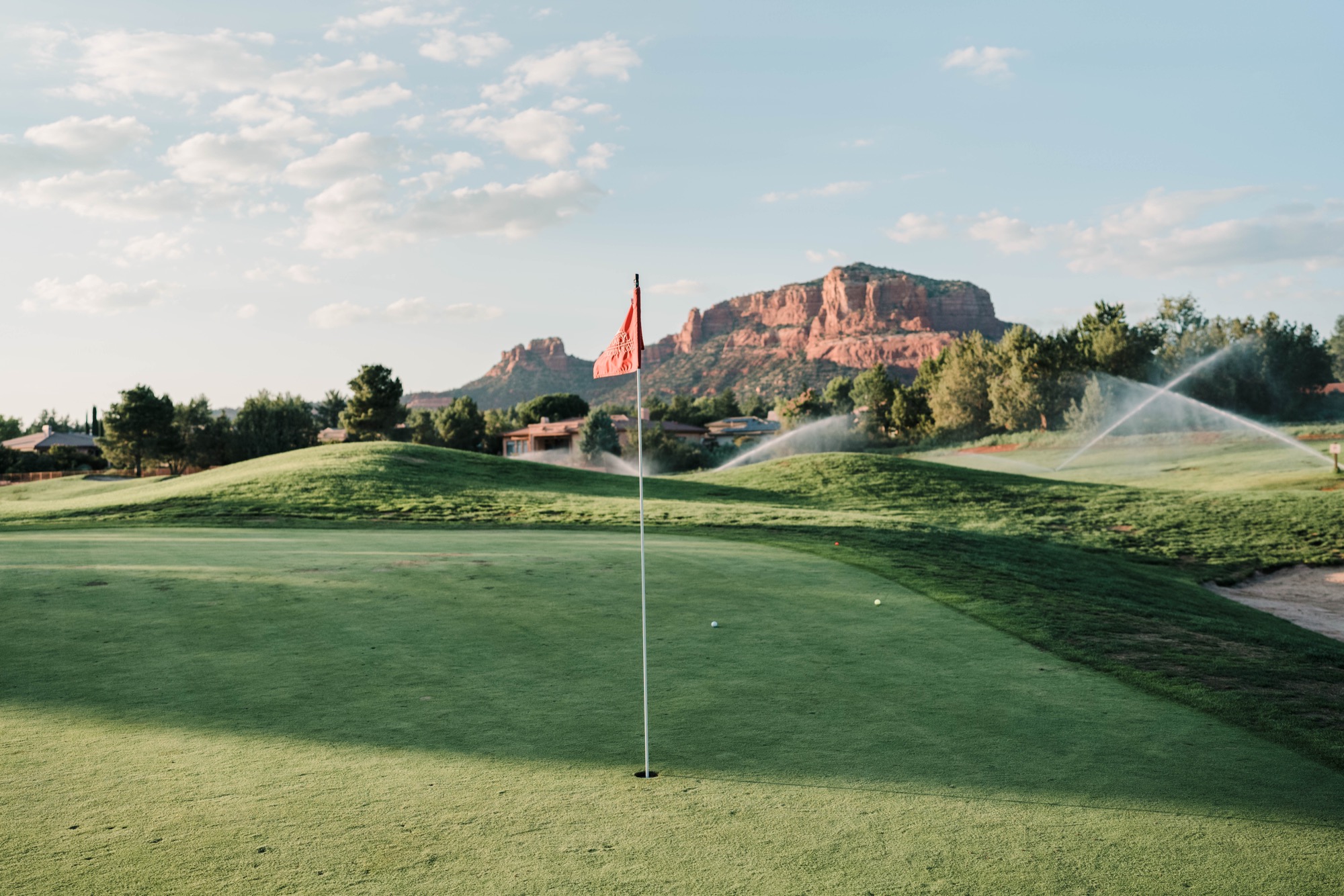 Red Rock Pin, Sedona Golf Resort metal print
